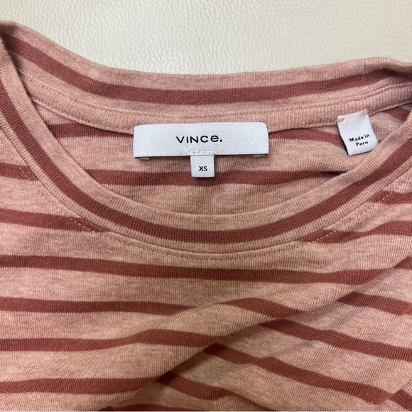 VINCE Feeder Stripe Long-Sleeve Crewneck Tee - Picture 8 of 9